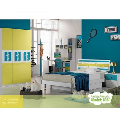 Los altos conjuntos de dormitorio de los niños de la pintura del lustre acuestan 1280*2050*960m m