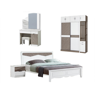 Muebles del MDF de Cappellini del rasguño minimalista del conjunto de dormitorio de América resistente