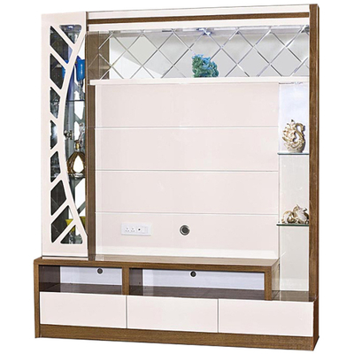 E1 Tablero de MDF Elevador automático Blanco TV Elevador Gabinete Chimenea emergente oculta