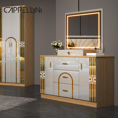 Al por mayor Casa Master King Size cama doble moderna de lujo de cuero de madera Mdf Full Queen Muebles baratos de dormitorio