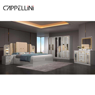 Barata Cabecera de cuero moderna cama de tamaño queen casa apartamento doble habitación maestra de madera completo king conjunto de muebles de dormitorio