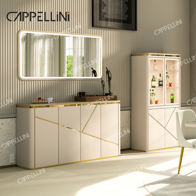 Diseño moderno Mesa de comedor 4 sillas Conjunto de 6 asientos Muebles para el hogar Sala de estar Luxo Mesa de comedor de pizarra de mármol