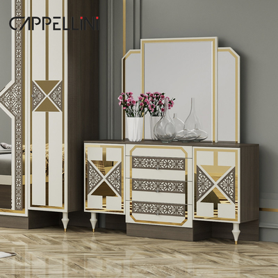 Cuadro de madera barata de tamaño doble cama de cuero de tamaño King Cuadro de cabeza de cuero Muebles de casa de lujo de madera Queen Set de dormitorio