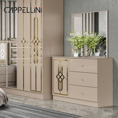 Precio Barato Tamaño Reina Cabecera de madera Modernos de cuero Bed Rom Suite de lujo King Size Mdf Set de muebles de dormitorio completo