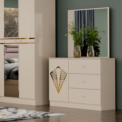 Barato Cuarto maestro de alta calidad Cuadro de madera Cama de cama doble Casa moderna de lujo Completo de madera de tamaño king conjunto de habitación Muebles