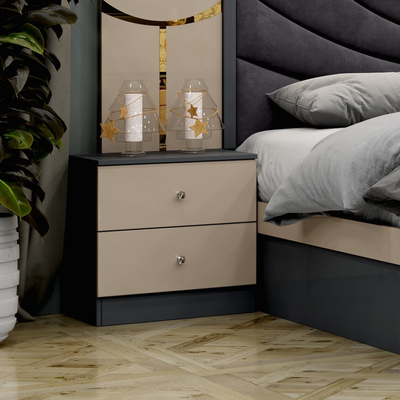 Venta al por mayor Barato Cuadro de madera de lujo Cama doble de tamaño King Modern Home Turco Madera MDF conjunto de dormitorio completo Muebles