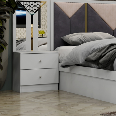 Cuadro de madera de alta calidad, cama doble de tamaño real, habitación de lujo, conjunto de muebles turcos de madera