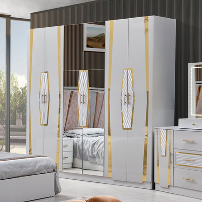 Foshan mayorista marco de madera doble cuero King Size habitación suite hogar de madera reina completa barato moderno lujo conjunto de muebles de dormitorio