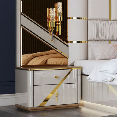 Mayorista Turco Completo Luxury Set de dormitorio de hogar Almacenamiento Dormitorio doble Cuadro de madera King Size Muebles de dormitorio moderno