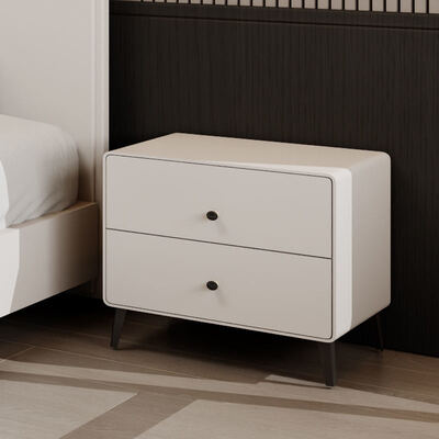 Premium King Size Set de dormitorio de madera con almacenamiento, ofreciendo un ambiente minimalista acogedor para el dormitorio moderno de lujo completo