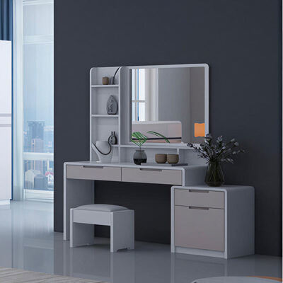 Muebles de dormitorio Conjunto maestro clásico de madera de tamaño real Almacenamiento acogedor de alta calidad minimalista de lujo Muebles modernos dormitorio