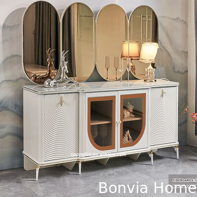 Elegante juego de mesa y sillas de comedor de lujo para 6 personas, muebles para el hogar, almacenamiento, blanco, completo, moderno, grande, juegos de comedor de madera