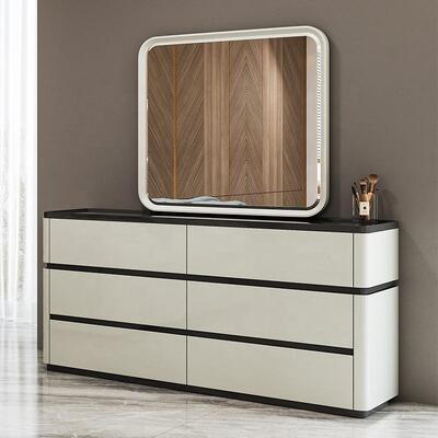 Chambre a Coucher juegos de dormitorio completos de lujo, cabecera iluminada, cama tamaño king, marco de madera, conjunto de muebles de dormitorio modernos dobles