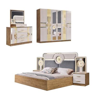 Chambre a Coucher Juegos De Dormitorio Turcos Completos Baratos Al Por Mayor Habitación Principal Cama King Size Juego De Muebles De Dormitorio Modernos De Madera No hay reseñas aún
