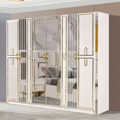 Buen precio muebles de dormitorio conjuntos de lujo italiano conjunto de dormitorio de cuero