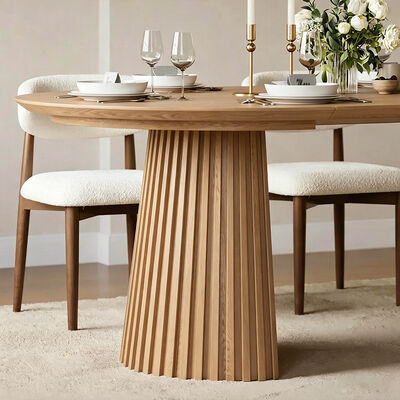 Ensemble De Table Manger Moderno comedor extensible Comedor de 6 asientos Muebles de comedor de madera comedor plegable 4 sillas