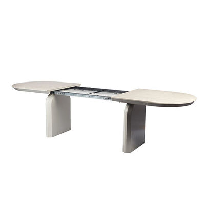 Foshan mayorista de madera de lujo mesa de comedor extensible ajustable convertible Muebles de comedor para el hogar mesa de comedor plegable