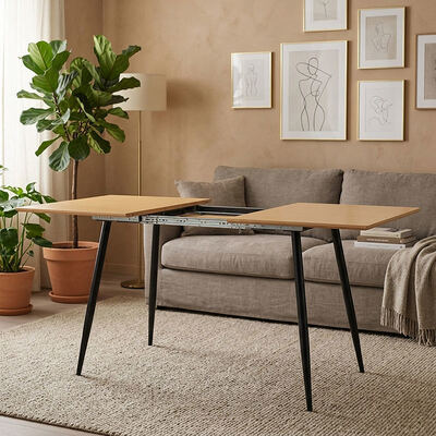 Barato mayorista Minimalista Plegable Mesa de comedor Muebles de comedor Muebles para el hogar Cocina Moderna de madera Mesa de comedor extensible