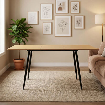 Barato mayorista Minimalista Plegable Mesa de comedor Muebles de comedor Muebles para el hogar Cocina Moderna de madera Mesa de comedor extensible