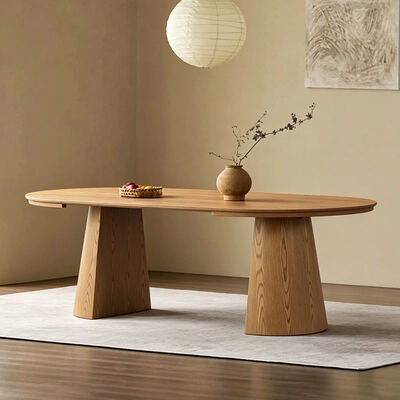 Mesa de comedor extensible redonda minimalista, muebles de comedor de madera, mesa de comedor plegable moderna para el hogar que ahorra espacio