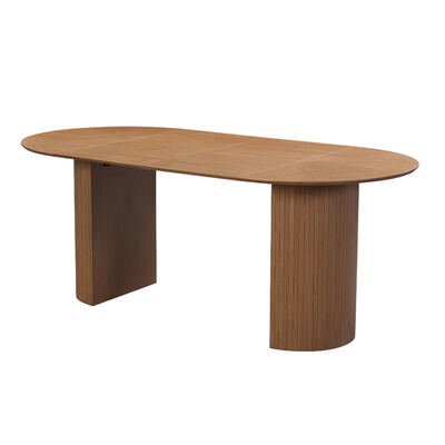 Muebles de comedor plegables de madera de granel Muebles de comedor redondos y sencillos Mesa de comedor ajustable de madera