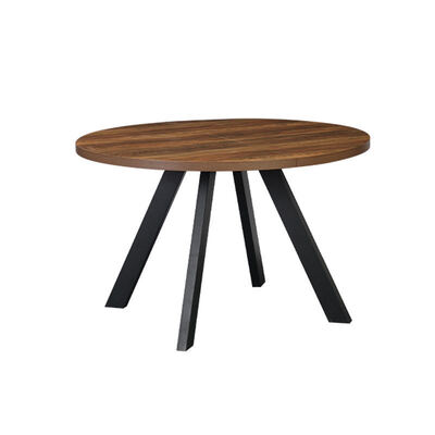 Muebles de comedor plegables de madera de granel Muebles de comedor redondos y sencillos Mesa de comedor ajustable de madera