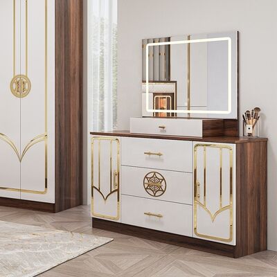 Juego de muebles de dormitorio turco barato al por mayor en China, marco de madera, cama de lujo tamaño king, doble, individual, moderno, juegos de dormitorio de lujo
