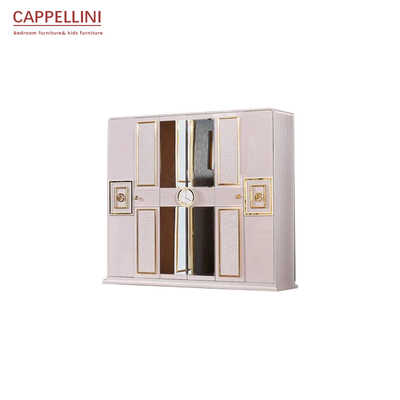 Conjunto de dormitorio comercial de cristal de madera 1800*2000m m del doble de los muebles del dormitorio del MDF