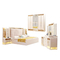 Sistemas blancos de los muebles de rey Size Bedroom Home del MDF del panel de madera