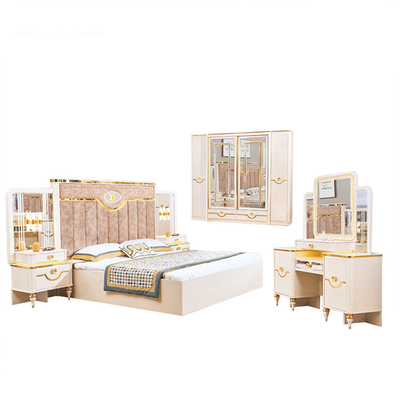 Los muebles franceses europeos de los conjuntos de dormitorio del ODM fijaron el lujo ligero