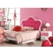 Muebles del dormitorio de las muchachas de Cappellini con princesa Bed del rosa del escritorio 1280*2050m m