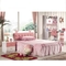 ODM rosado del OEM de los muebles del dormitorio de los niños de madera sólida del chalet
