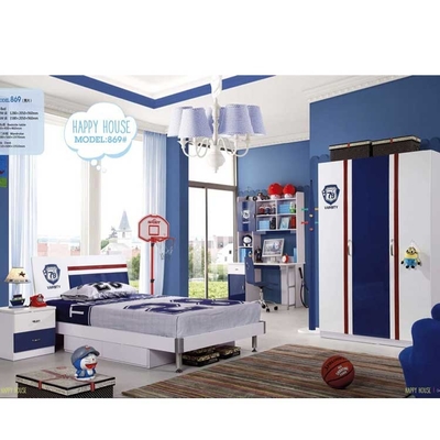 Los muebles de madera del dormitorio de los muchachos del panel del estilo del baloncesto fijaron 1280m m 1580m m