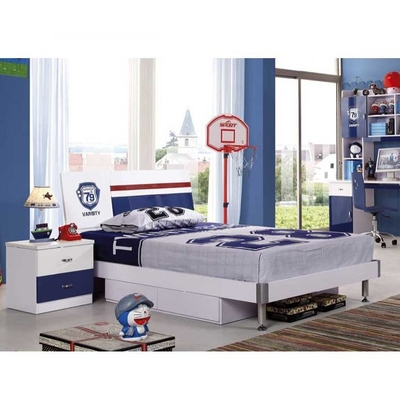 Los muebles de madera del dormitorio de los muchachos del panel del estilo del baloncesto fijaron 1280m m 1580m m