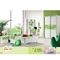 Sistema verde blanco Cappellini de los muebles de los conjuntos de dormitorio de los niños de la PU del OEM