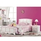ODM de madera sólido del rosa de los muebles del dormitorio de las muchachas del MDF de 5m m