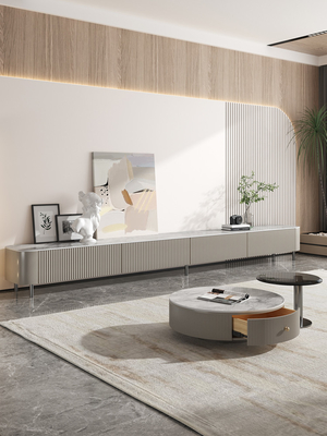 Soporte de mármol italiano el 120cm de madera sólida TV de Cappellini de la sala de estar